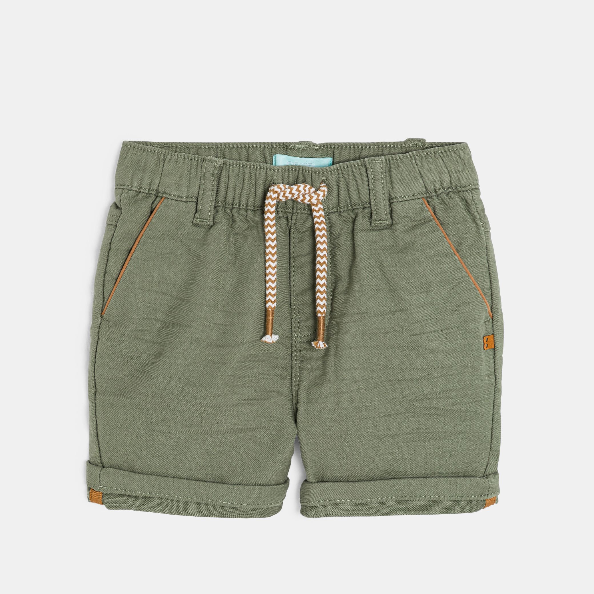 Quần short cotton có eo co giãn